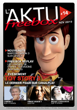 Couverture AKTU FreeBox N°14 - Toy Story 3 - Le dernier Pixar sur Canalplay